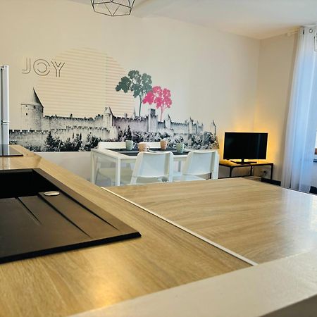 Spacieux, Climatise, Quartier Calme, Proche Chateau, Le Cocon De Joy Carcassonne Buitenkant foto
